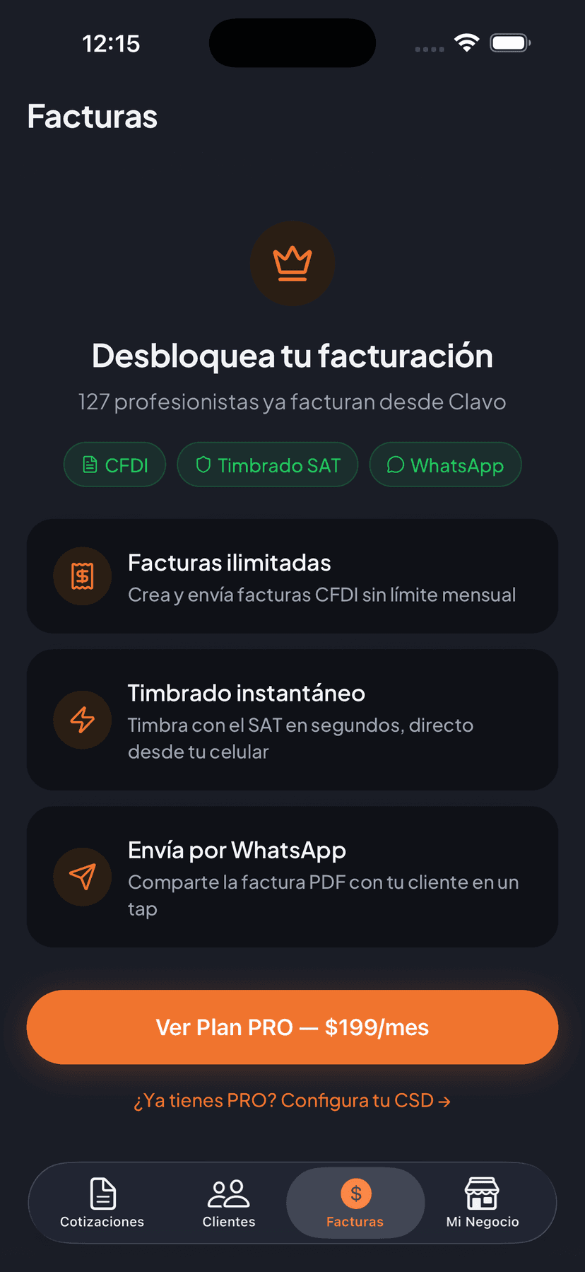 Facturación CFDI 4.0 desde tu iPhone