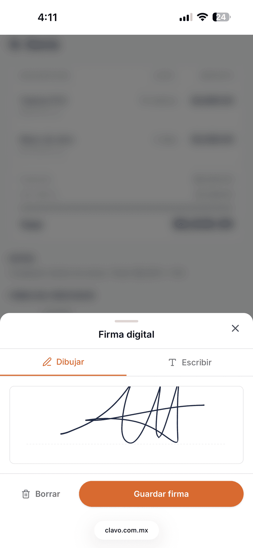 Agrega tu firma